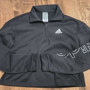 Adidas Cropped Womens Quarter Zip